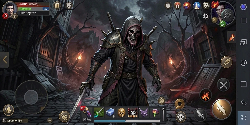 Gameplay 6SVIP menampilkan momen menegangkan di kegelapan.