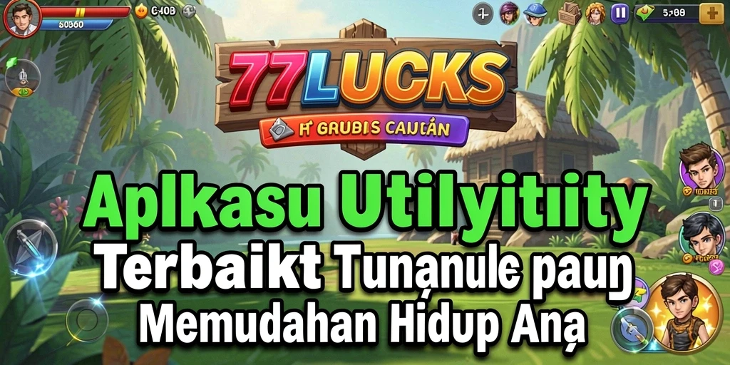 Tampilan utama aplikasi 77LUCKS yang memudahkan pengelolaan tugas.