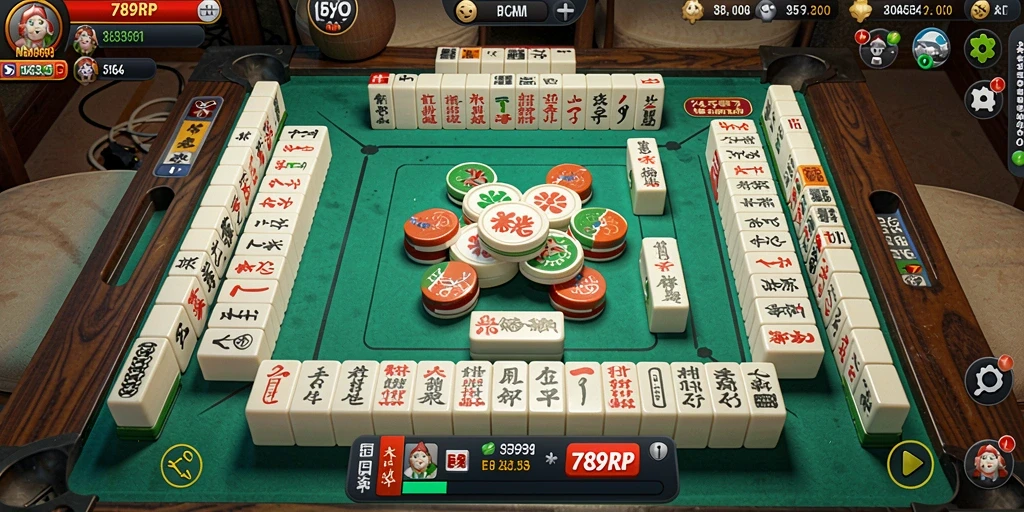 Screenshot permainan Mahjong 789RP menampilkan pengalaman bermain yang seru.