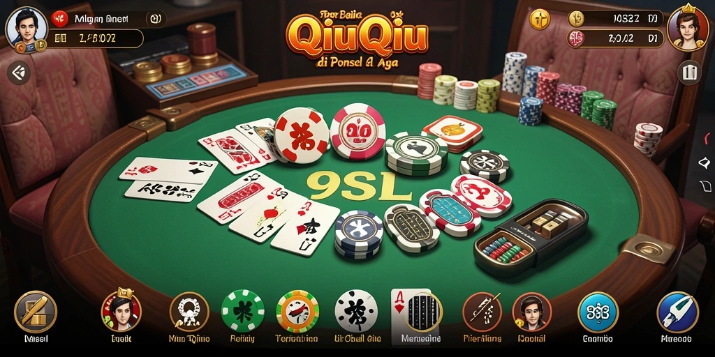 Screenshot utama gameplay QiuQiu di 9SL.