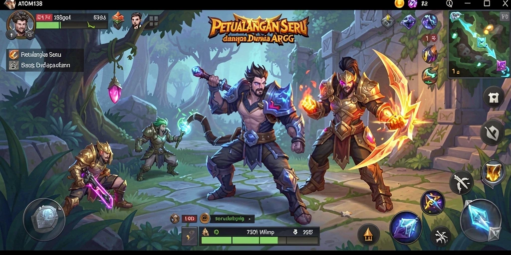 Gameplay ATOM138 yang mendalam dengan pertempuran seru dan eksplorasi menakjubkan.
