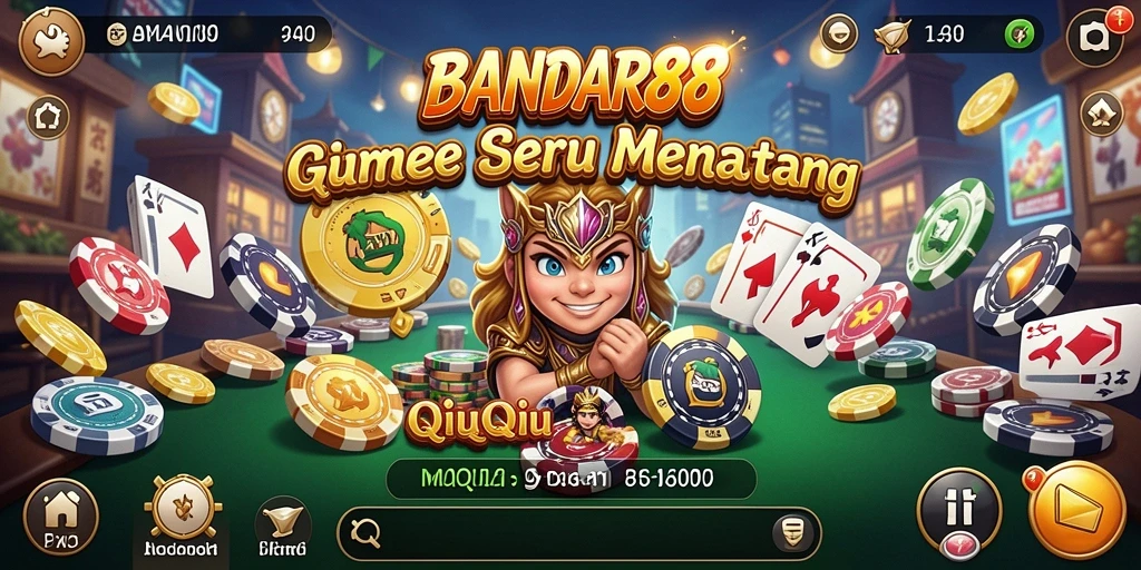 Screenshot BANDAR88 menampilkan momen seru bermain QiuQiu.