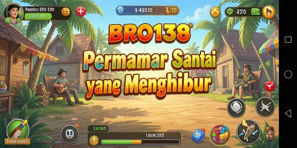 Tangkapan layar BRO138 menampilkan gameplay yang seru dan penuh warna.