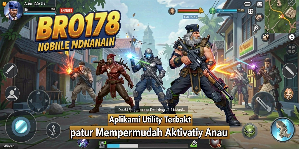 Tampilan intuitif BRO178 yang memudahkan pengguna dalam mengakses fitur utility.