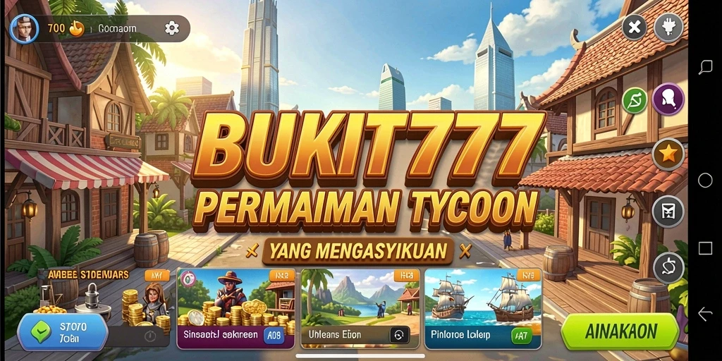 Tampilan gameplay BUKIT777 yang seru dan strategis.