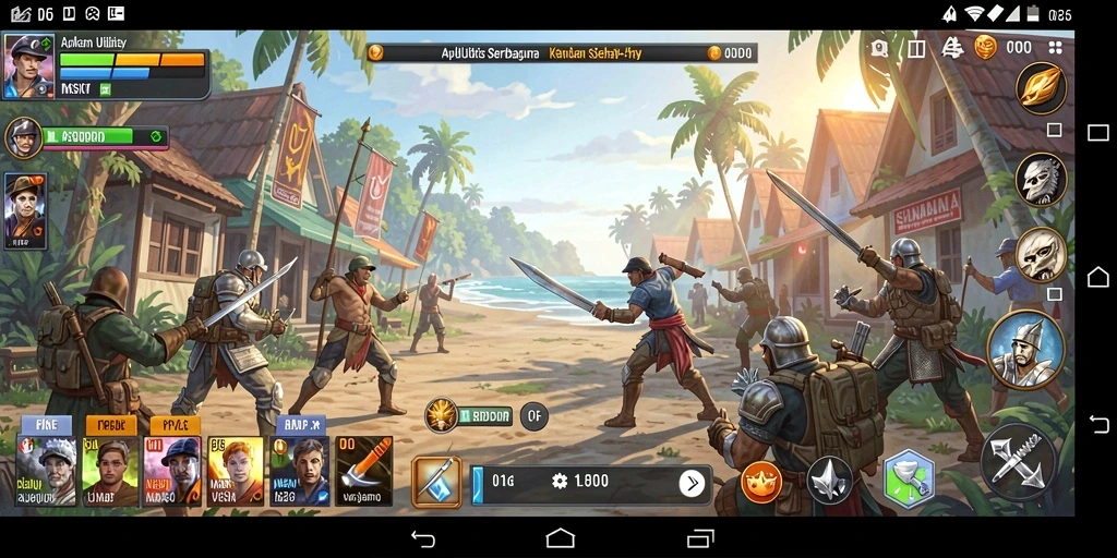 Screenshot utama D06 menampilkan interface aplikasi Utility yang rapi dan fungsional.