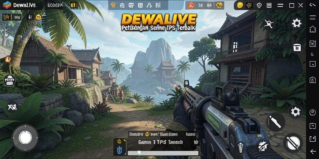 Tampilan gameplay DEWALIVE yang seru dan menantang.