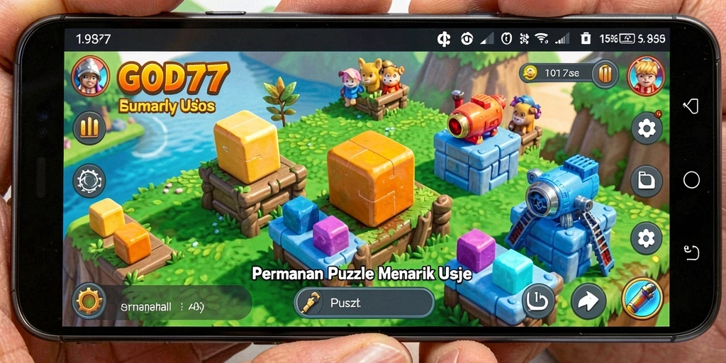 Tampilan gameplay <strong>GOD77</strong> yang menarik dengan berbagai puzzle menantang.