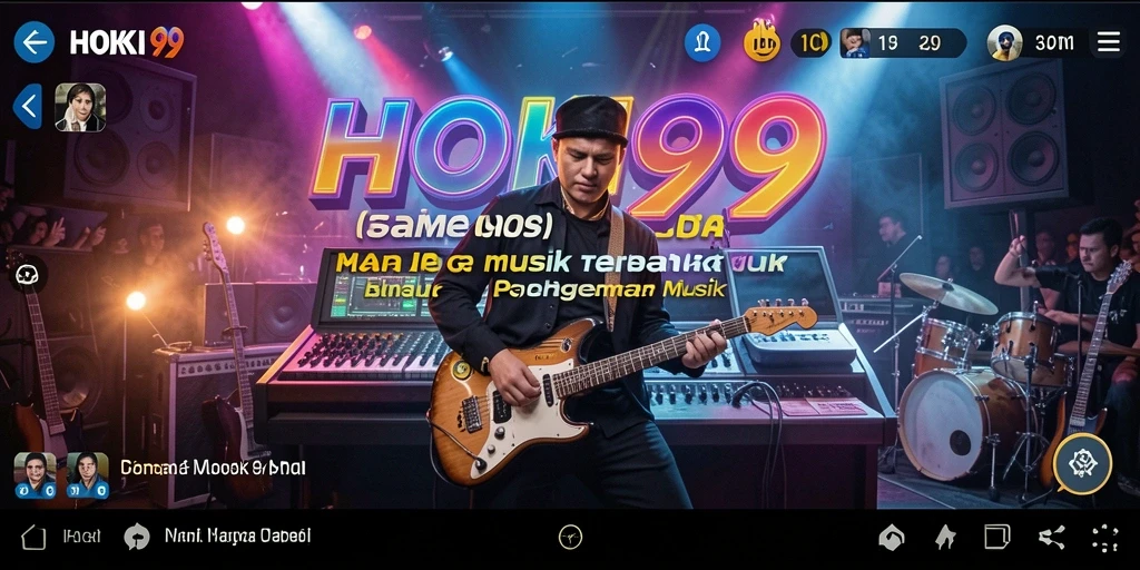 Gameplay HOKI99 yang menampilkan tantangan musik yang seru.