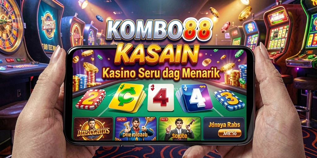 Tampilan gameplay Kasino di KOMBO88 yang menarik dan penuh warna.