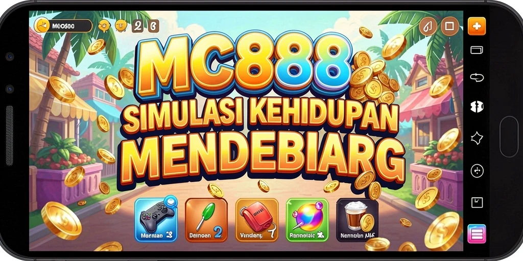 Tampilan gameplay MC888 yang menarik dalam simulasi kehidupan.