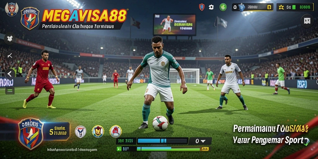 Tampilan menarik dari gameplay MEGAVISA88 yang penuh aksi olahraga.