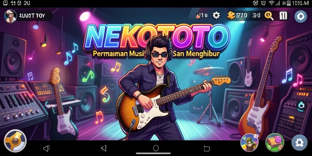 Tampilan gameplay NEKOTOTO yang menarik dan interaktif.