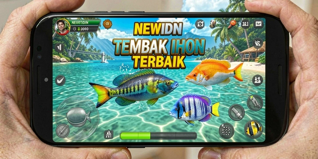 Tampilan gameplay Tembak Ikan yang memukau di NEWIDN.