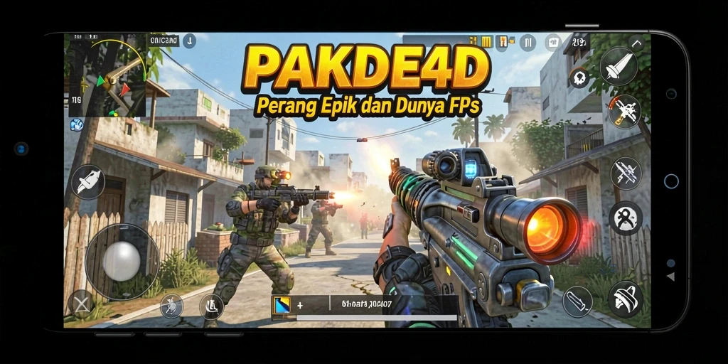 Gameplay PAKDE4D yang intens dan mendebarkan.