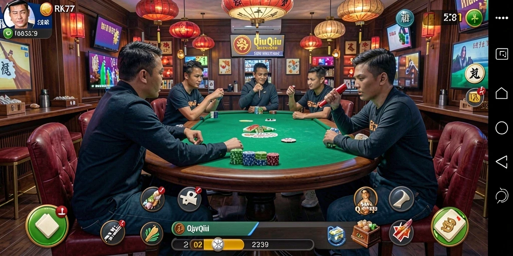 Tampilan gameplay seru dan kompetitif dari RK77.