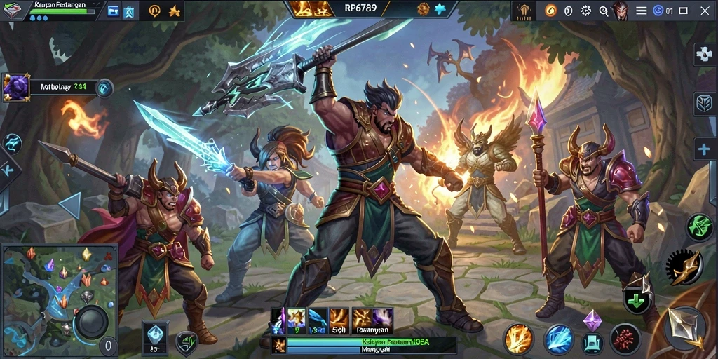Tampilan gameplay menarik dan seru dari RP6789.