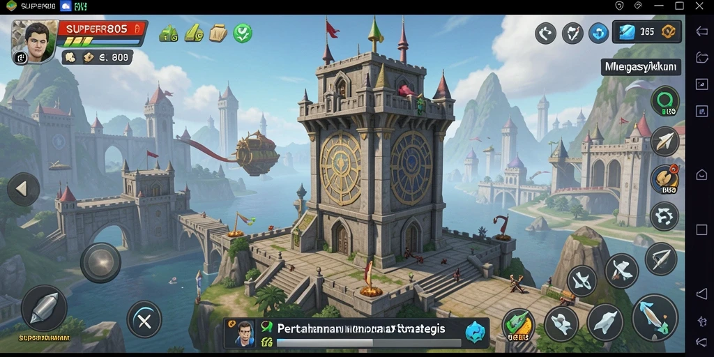 Menampilkan gameplay menara pertahanan yang seru dan menegangkan.