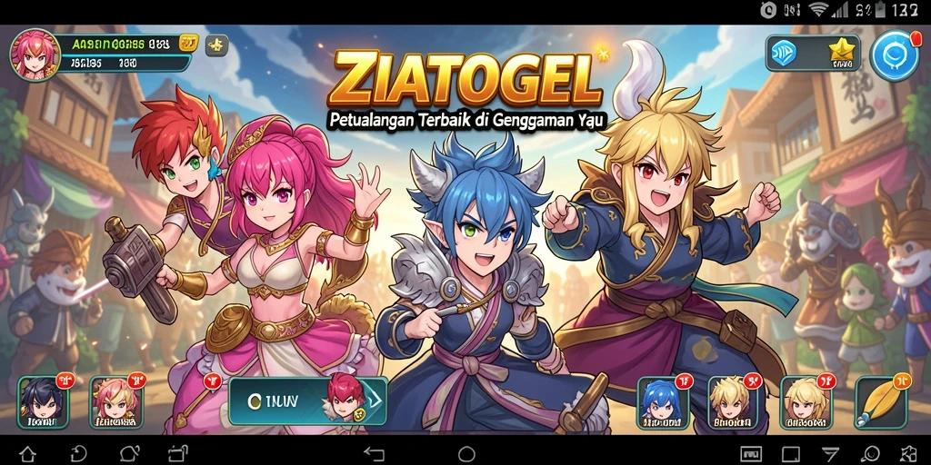 Tangkapan layar ZIATOGEL menunjukkan aksi mendebarkan karakter anime.